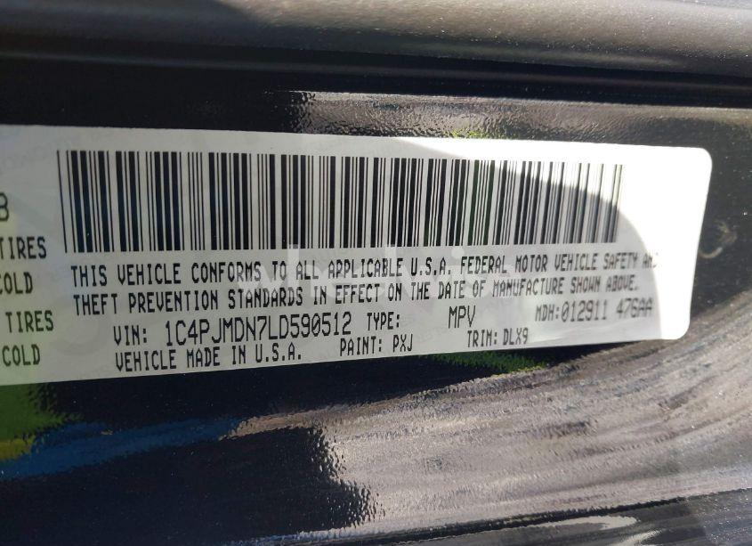 Photo 9 of 2020 Jeep Cherokee HIGH ALTITUDE 4X4 (VIN 1C4PJMDN7LD590512)