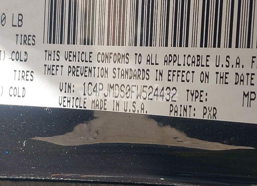 Photo 9 of 2015 Jeep Cherokee LIMITED (VIN 1C4PJMDS0FW524432)