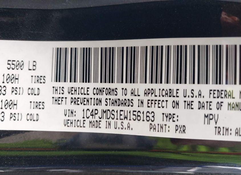 Photo 9 of 2014 Jeep Cherokee LIMITED (VIN 1C4PJMDS1EW156163)