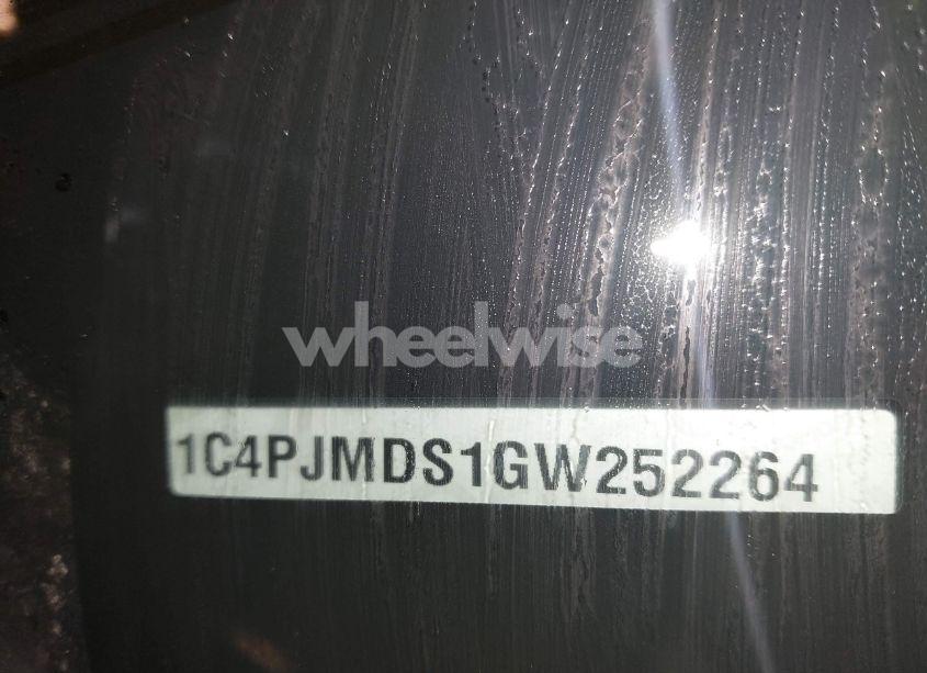 Photo 9 of 2016 Jeep Cherokee LIMITED (VIN 1C4PJMDS1GW252264)