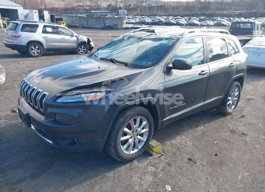 Photo 2 of 2015 Jeep Cherokee LIMITED (VIN 1C4PJMDS3FW710823)