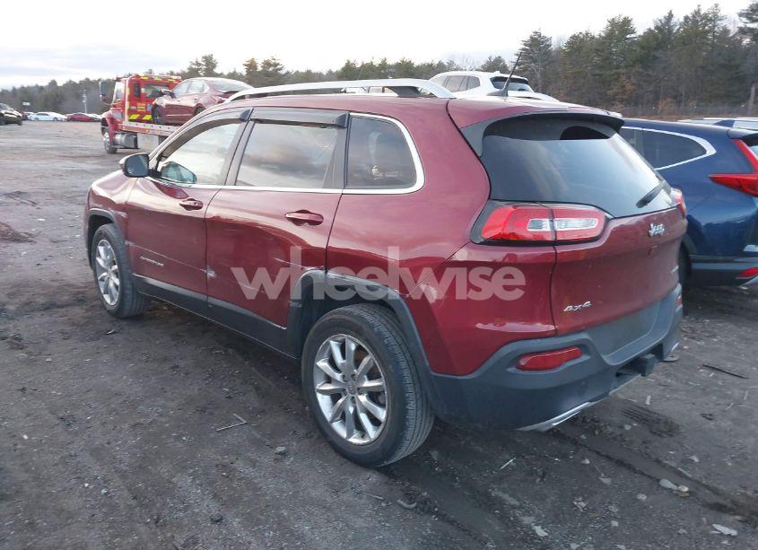 Photo 3 of 2016 Jeep Cherokee LIMITED (VIN 1C4PJMDS3GW105380)