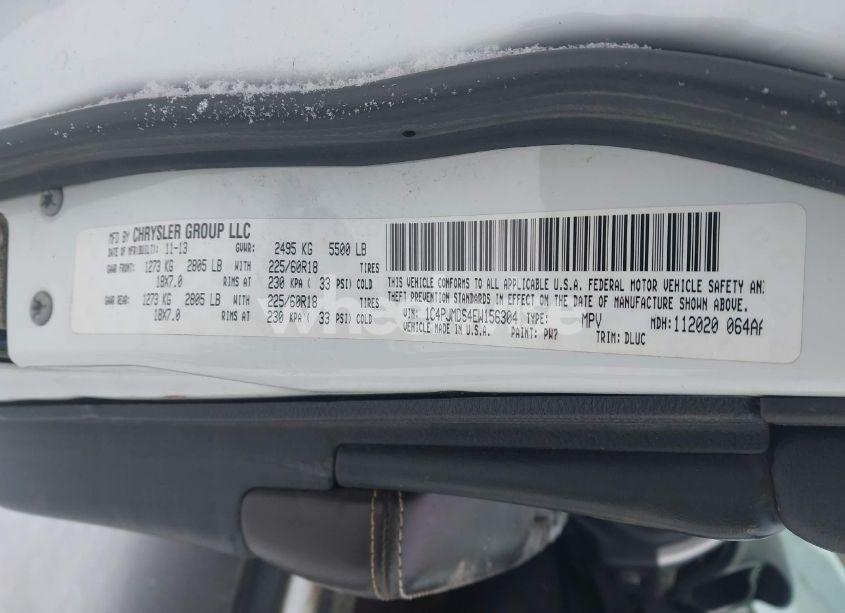 Photo 9 of 2014 Jeep Cherokee LIMITED (VIN 1C4PJMDS4EW156304)