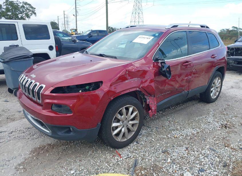 Photo 2 of 2015 Jeep Cherokee LIMITED (VIN 1C4PJMDS4FW762929)