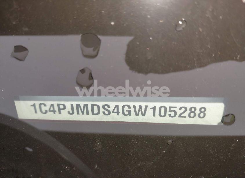 Photo 9 of 2016 Jeep Cherokee LIMITED (VIN 1C4PJMDS4GW105288)