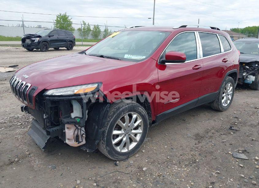 Photo 2 of 2016 Jeep Cherokee LIMITED (VIN 1C4PJMDS4GW263260)