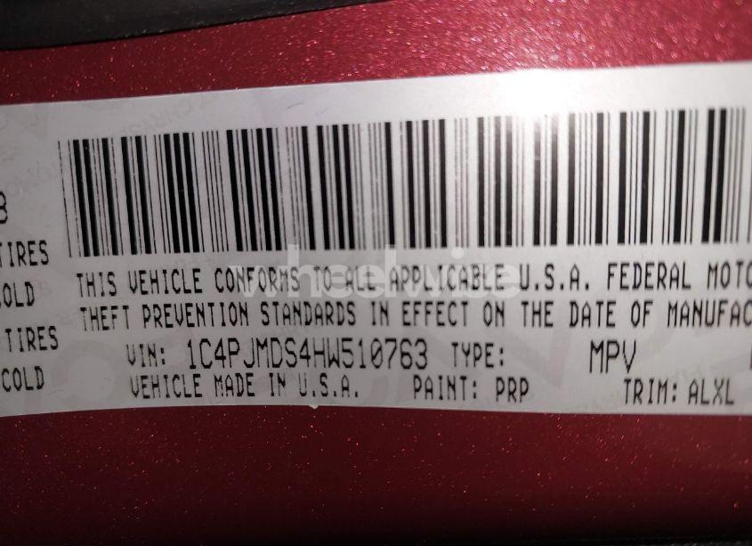 Photo 9 of 2017 Jeep Cherokee LIMITED 4X4 (VIN 1C4PJMDS4HW510763)