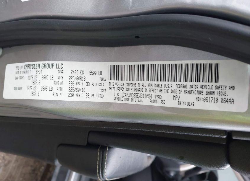 Photo 9 of 2014 Jeep Cherokee LIMITED (VIN 1C4PJMDS5EW311054)