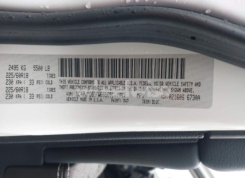 Photo 9 of 2015 Jeep Cherokee LIMITED (VIN 1C4PJMDS5FW665691)