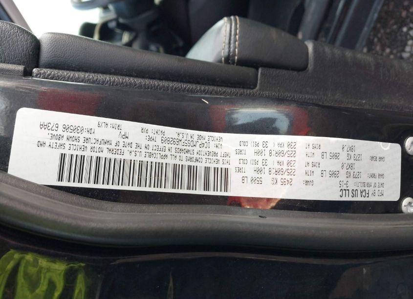 Photo 9 of 2015 Jeep Cherokee LIMITED (VIN 1C4PJMDS5FW692809)