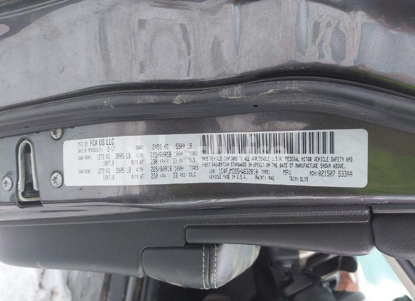 Photo 9 of 2017 Jeep Cherokee HIGH ALTITUDE 4X4 (VIN 1C4PJMDS5HW632810)