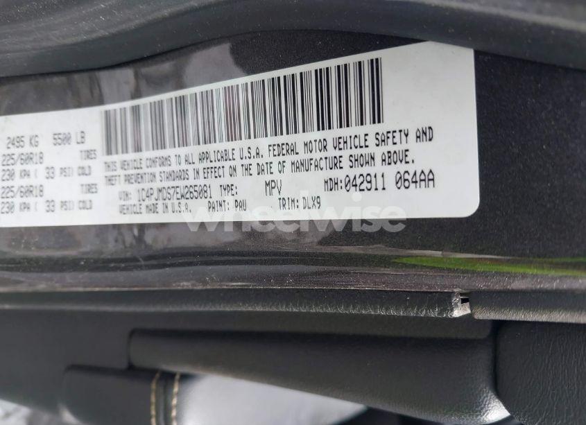 Photo 9 of 2014 Jeep Cherokee LIMITED (VIN 1C4PJMDS7EW265081)