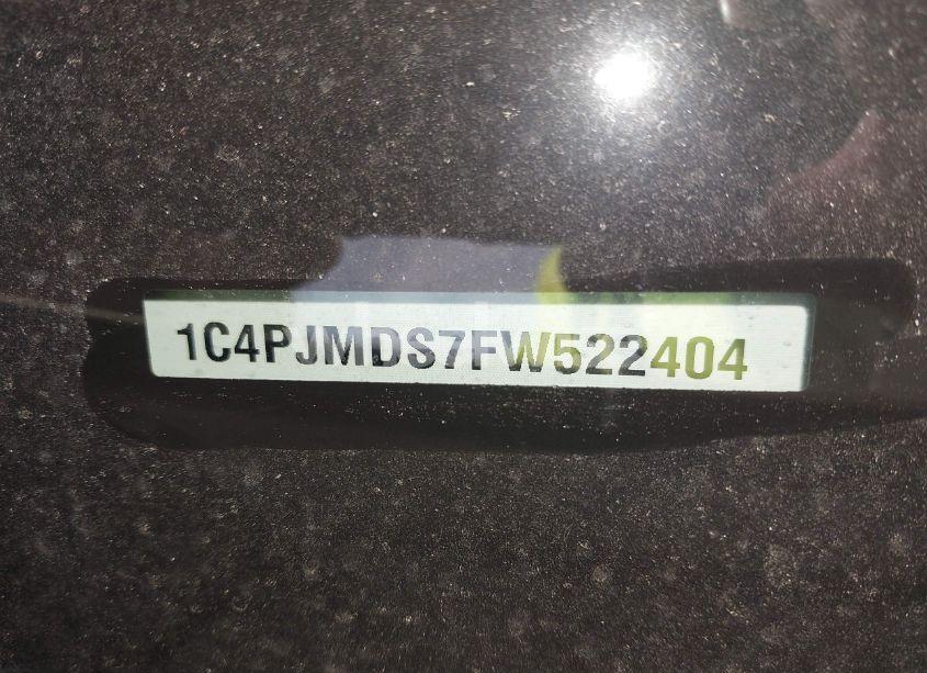 Photo 9 of 2015 Jeep Cherokee LIMITED (VIN 1C4PJMDS7FW522404)