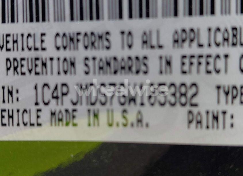 Photo 9 of 2016 Jeep Cherokee LIMITED (VIN 1C4PJMDS7GW105382)