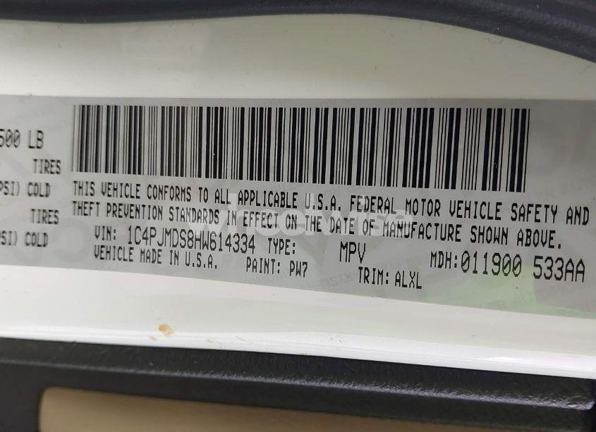 Photo 9 of 2017 Jeep Cherokee LIMITED 4X4 (VIN 1C4PJMDS8HW614334)