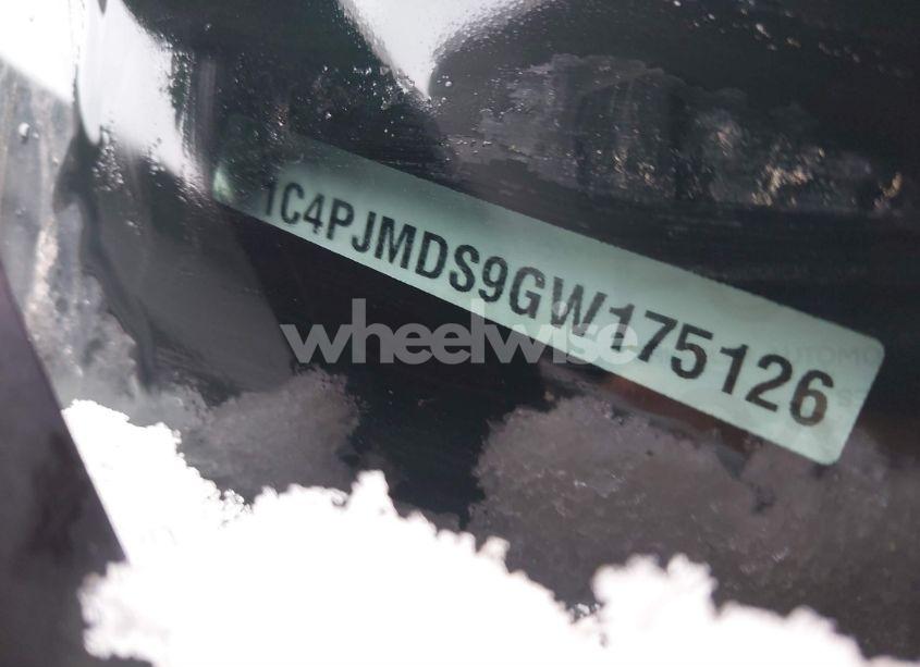 Photo 9 of 2016 Jeep Cherokee LIMITED (VIN 1C4PJMDS9GW175126)