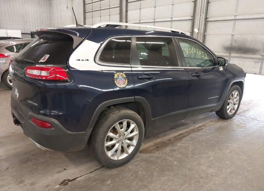 Photo 4 of 2016 Jeep Cherokee LIMITED (VIN 1C4PJMDS9GW280345)
