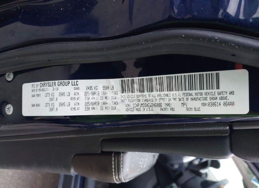 Photo 9 of 2014 Jeep Cherokee LIMITED (VIN 1C4PJMDSXEW246086)