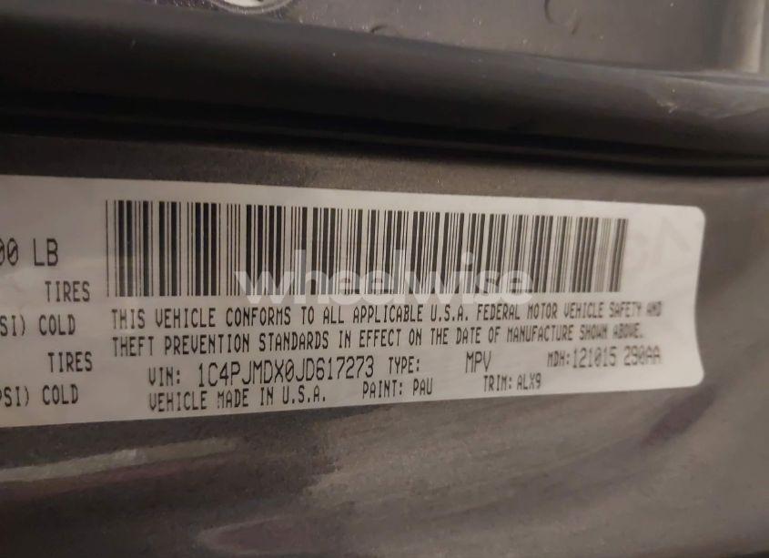 Photo 9 of 2018 Jeep Cherokee LIMITED 4X4 (VIN 1C4PJMDX0JD617273)