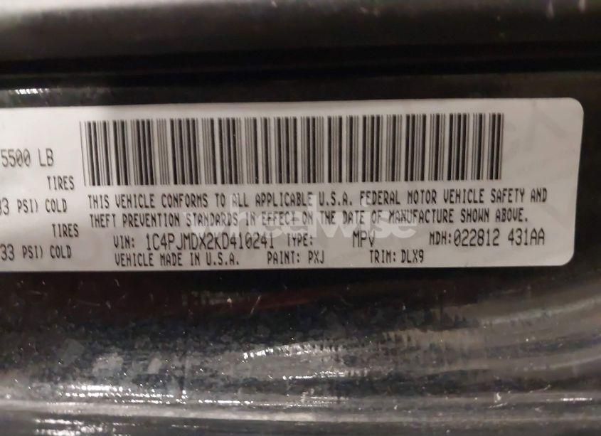 Photo 9 of 2019 Jeep Cherokee LIMITED 4X4 (VIN 1C4PJMDX2KD410241)