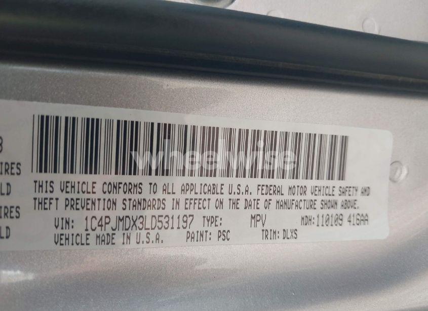 Photo 9 of 2020 Jeep Cherokee LIMITED 4X4 (VIN 1C4PJMDX3LD531197)