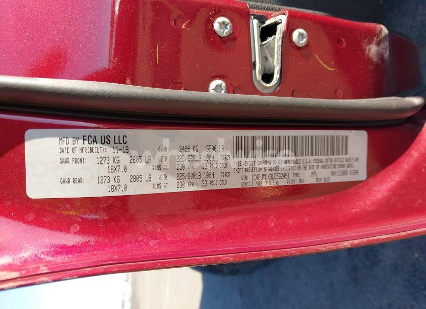 Photo 9 of 2020 Jeep Cherokee LIMITED 4X4 (VIN 1C4PJMDX3LD562451)