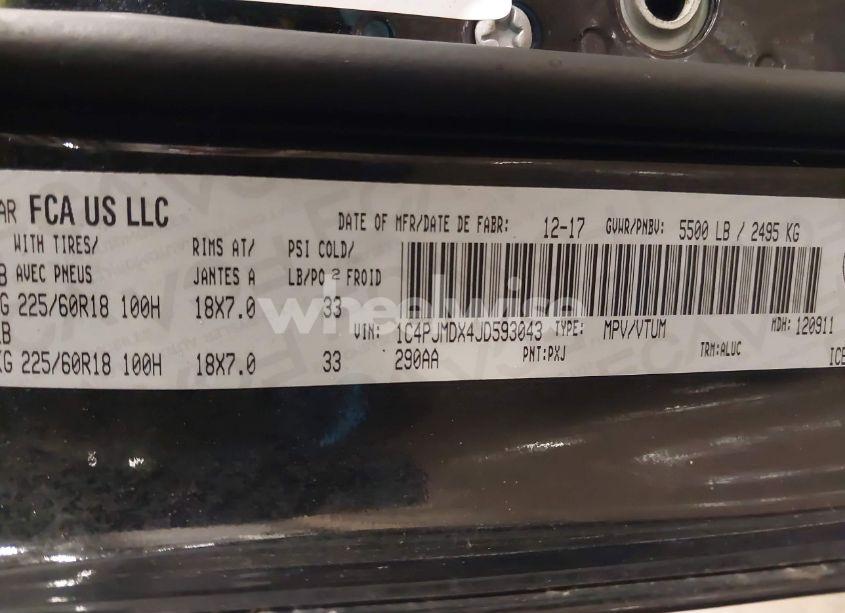 Photo 9 of 2018 Jeep Cherokee LIMITED (VIN 1C4PJMDX4JD593043)