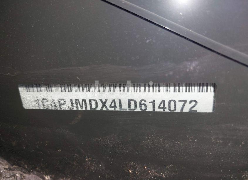 Photo 9 of 2020 Jeep Cherokee LIMITED 4X4 (VIN 1C4PJMDX4LD614072)