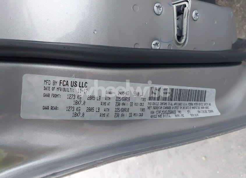 Photo 9 of 2018 Jeep Cherokee LIMITED 4X4 (VIN 1C4PJMDX5JD580026)