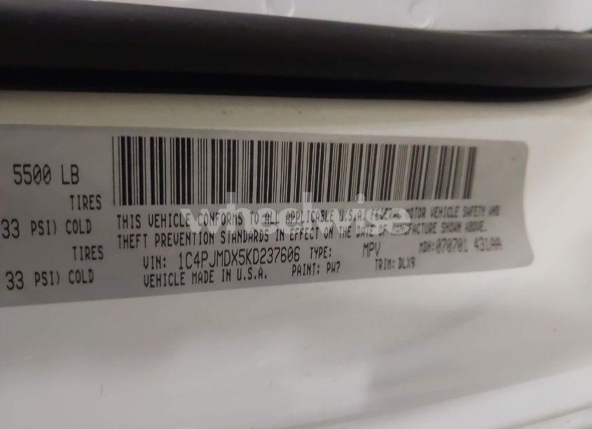 Photo 9 of 2019 Jeep Cherokee LIMITED 4X4 (VIN 1C4PJMDX5KD237606)