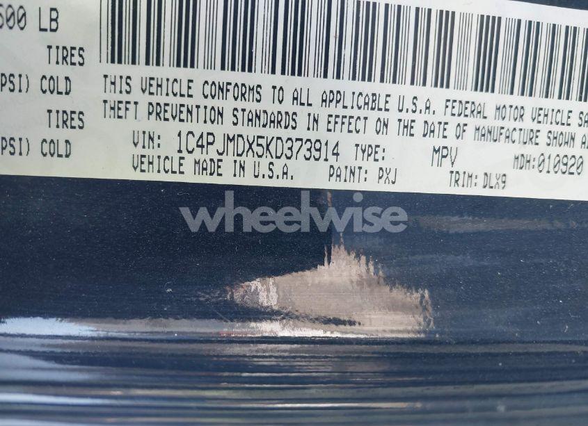 Photo 9 of 2019 Jeep Cherokee LIMITED 4X4 (VIN 1C4PJMDX5KD373914)