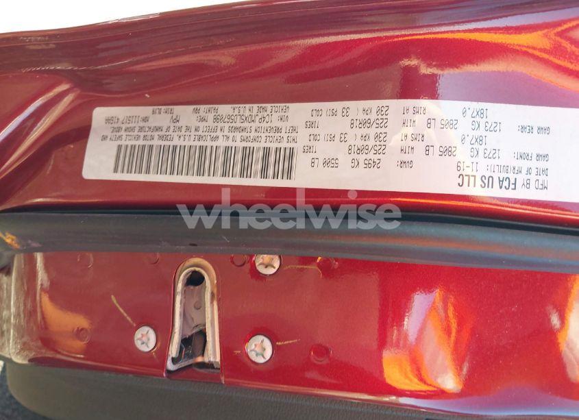 Photo 9 of 2020 Jeep Cherokee LIMITED 4X4 (VIN 1C4PJMDX5LD567098)