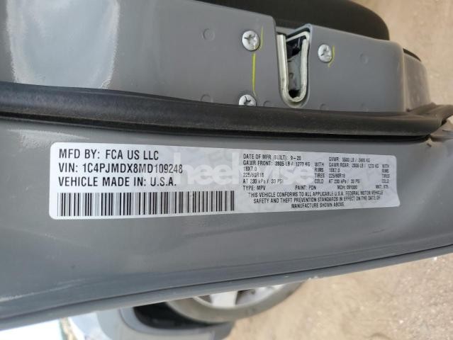 Photo 8 of 2021 JEEP CHEROKEE LIMITED (VIN 1C4PJMDX8MD109248)