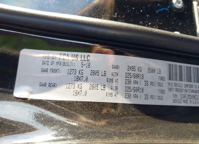 Photo 9 of 2019 Jeep Cherokee LIMITED 4X4 (VIN 1C4PJMDX9KD189141)