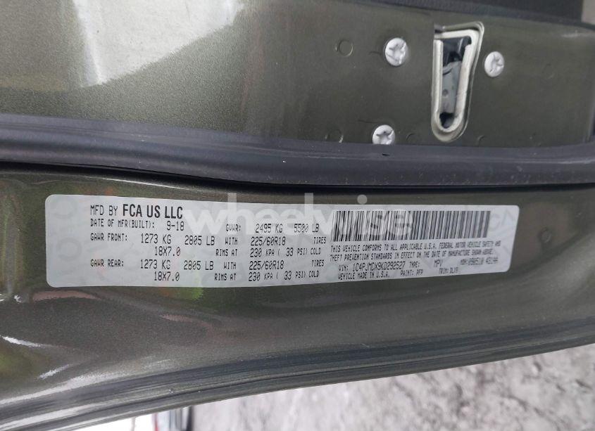 Photo 9 of 2019 Jeep Cherokee LIMITED 4X4 (VIN 1C4PJMDX9KD292527)