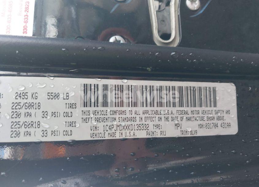 Photo 9 of 2019 Jeep Cherokee LIMITED 4X4 (VIN 1C4PJMDXXKD135332)