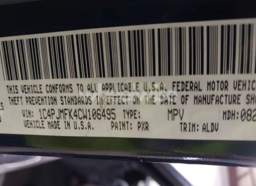 Photo 9 of 2012 Jeep Liberty LIMITED JET EDITION (VIN 1C4PJMFK4CW106495)