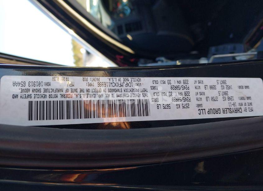 Photo 9 of 2012 Jeep Liberty LIMITED JET EDITION (VIN 1C4PJMFKXCW116996)