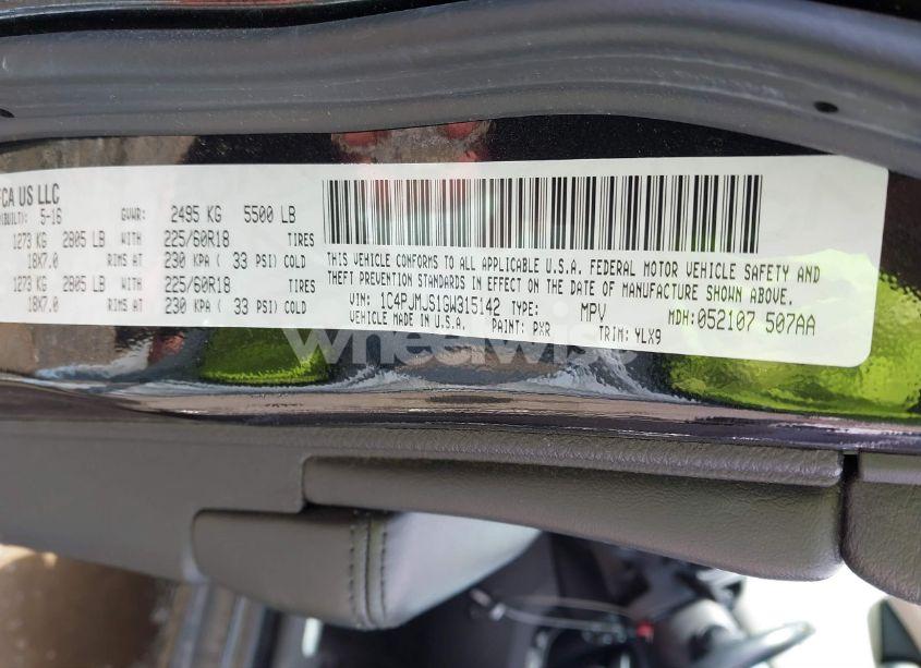 Photo 9 of 2016 Jeep Cherokee OVERLAND (VIN 1C4PJMJS1GW315142)