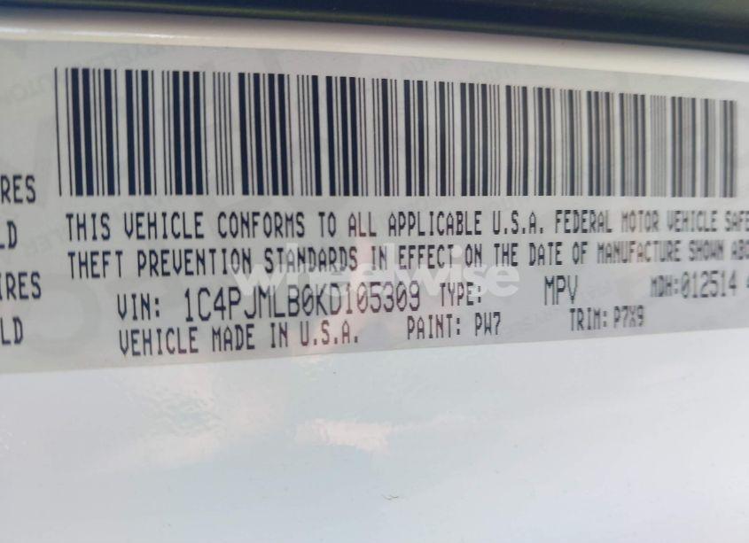 Photo 9 of 2019 Jeep Cherokee LATITUDE PLUS 4X4 (VIN 1C4PJMLB0KD105309)