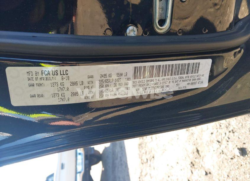 Photo 9 of 2019 Jeep Cherokee LATITUDE PLUS 4X4 (VIN 1C4PJMLB2KD261304)