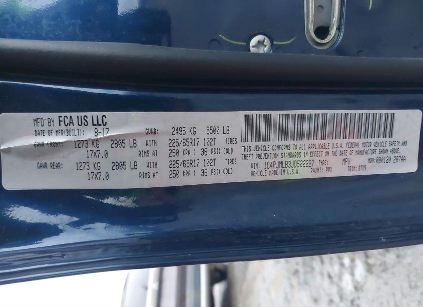 Photo 9 of 2018 Jeep Cherokee LATITUDE PLUS 4X4 (VIN 1C4PJMLB3JD522227)