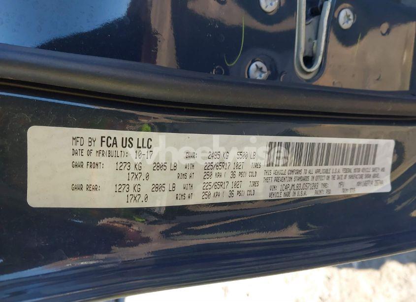 Photo 9 of 2018 Jeep Cherokee LATITUDE PLUS 4X4 (VIN 1C4PJMLB3JD571203)