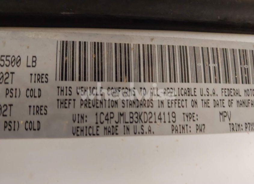 Photo 9 of 2019 Jeep Cherokee LATITUDE PLUS 4X4 (VIN 1C4PJMLB3KD214119)