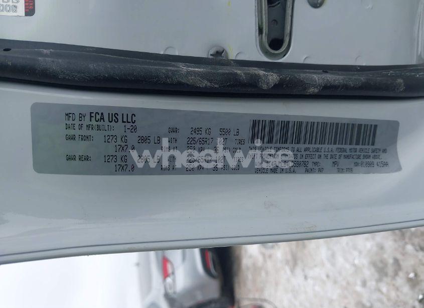 Photo 9 of 2020 Jeep Cherokee LATITUDE PLUS 4X4 (VIN 1C4PJMLB4LD590782)