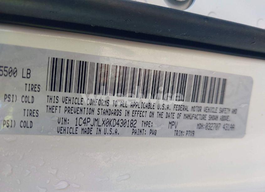 Photo 9 of 2019 Jeep Cherokee ALTITUDE 4X4 (VIN 1C4PJMLX0KD430182)