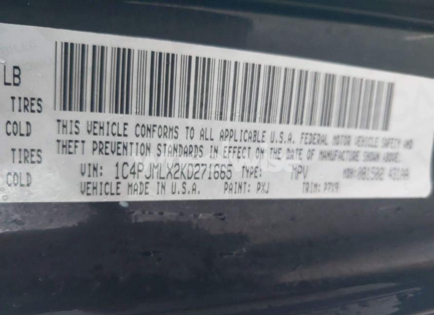 Photo 9 of 2019 Jeep Cherokee LATITUDE PLUS 4X4 (VIN 1C4PJMLX2KD271665)