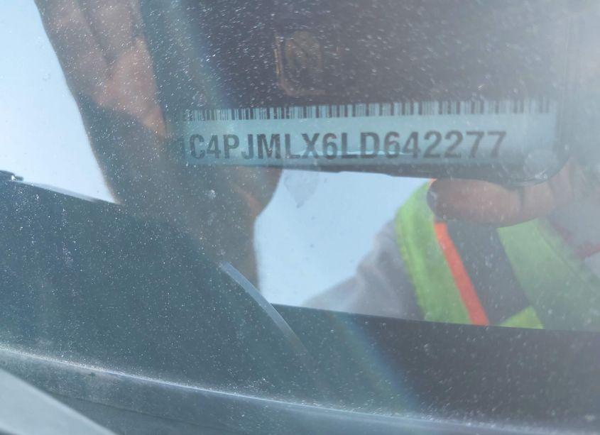 Photo 9 of 2020 Jeep Cherokee LATITUDE LUX 4X4 (VIN 1C4PJMLX6LD642277)