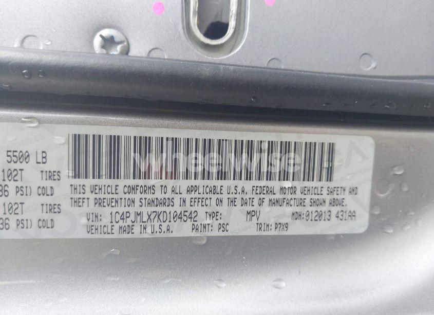 Photo 9 of 2019 Jeep Cherokee LATITUDE PLUS 4X4 (VIN 1C4PJMLX7KD104542)