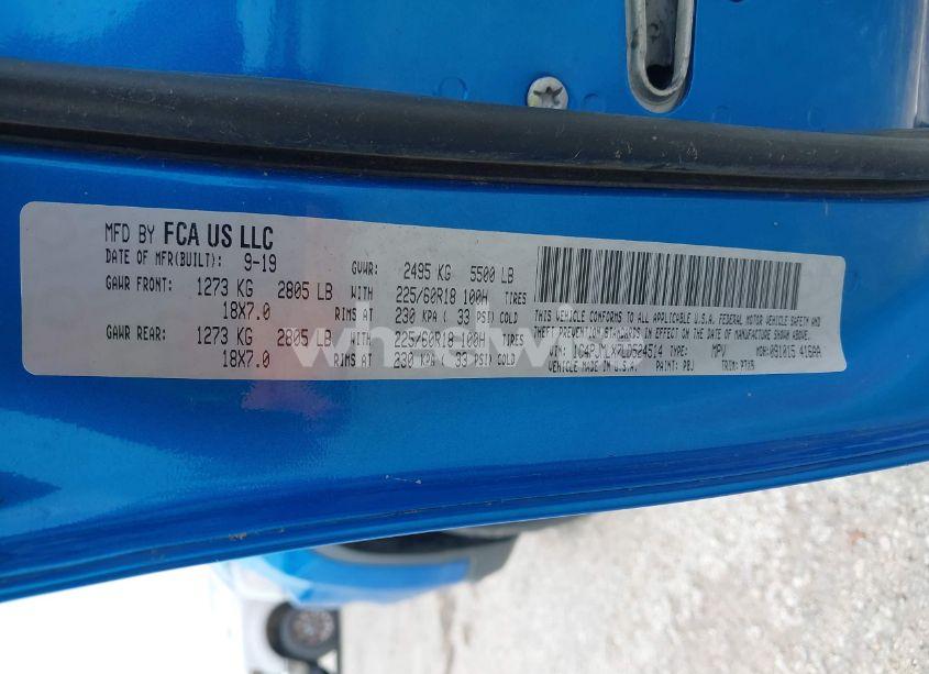 Photo 9 of 2020 Jeep Cherokee ALTITUDE 4X4 (VIN 1C4PJMLX7LD524514)